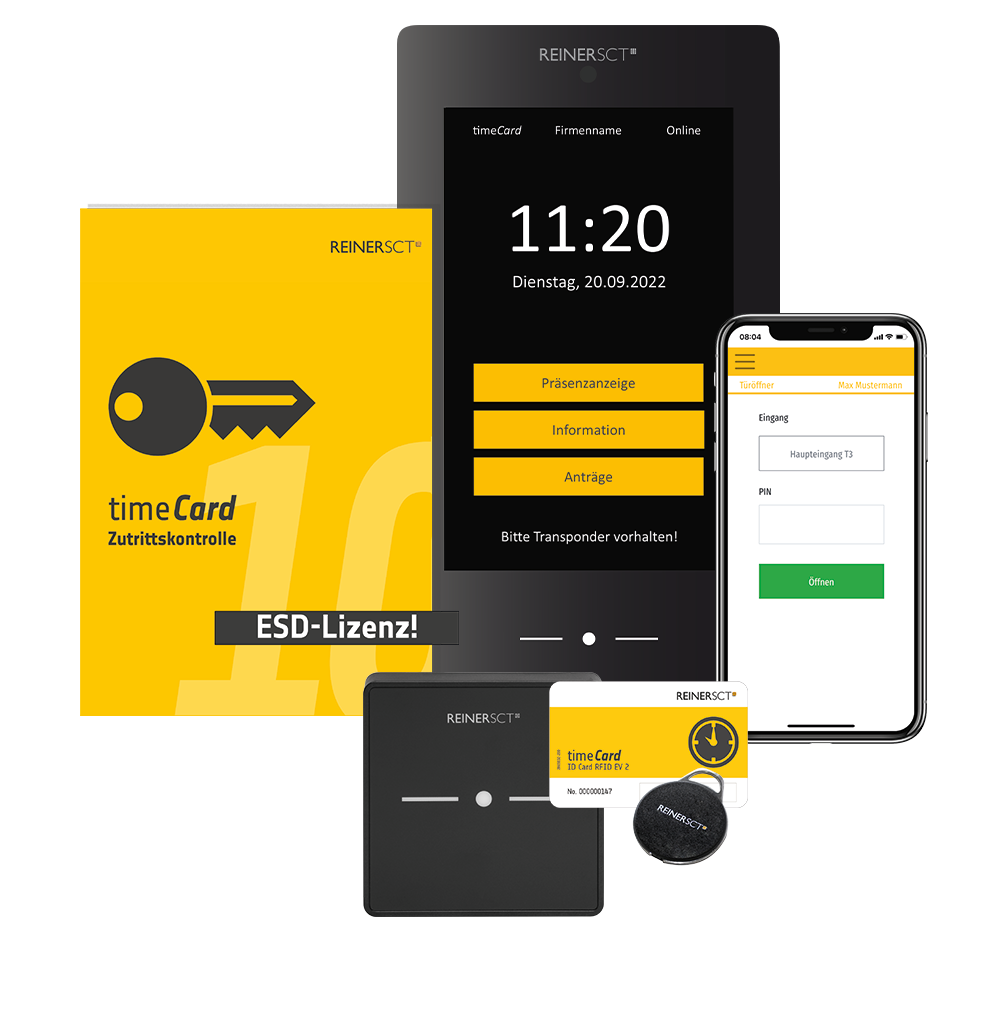 REINER SCT timeCard 10 Zutrittskontrolle und Zeiterfassung